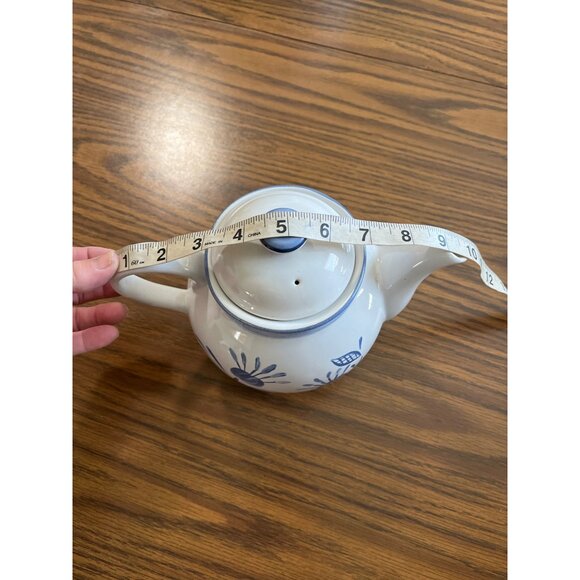 Corelle Coordinates stoneware white blue pitcher - Picture 6 of 11